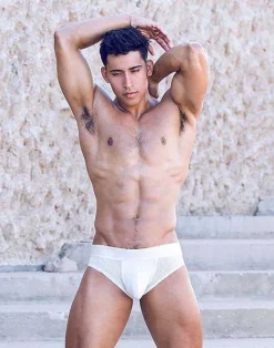 2EROS Active Underwear^Aktiv Boreas Brief Underwear-Whitecap Gray