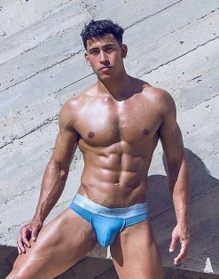 2EROS Active Underwear^Aktiv Boreas Jockstrap Underwear-Faded Denim