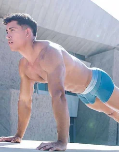 2EROS Active Underwear^Aktiv Boreas Trunk Underwear-Faded Denim