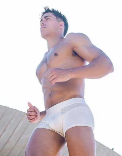 2EROS Active Underwear^Aktiv Boreas Trunk Underwear-Whitecap Gray