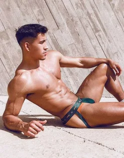 2EROS Active Underwear^Aktiv Nrg Jockstrap Underwear-Green