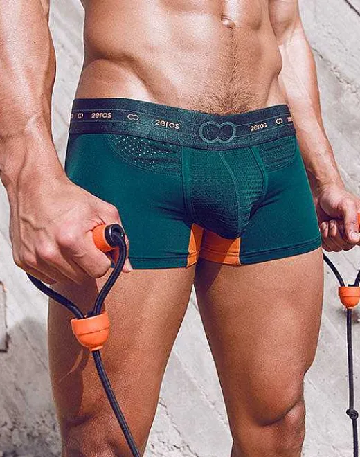 2EROS Active Underwear^Aktiv Nrg Trunk Underwear-Green