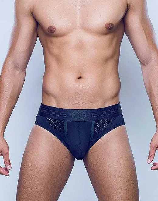2EROS Active Underwear^Aktiv Pegasus Brief Underwear-Black/Green