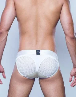 2EROS Active Underwear^Aktiv Pegasus Brief Underwear-White/Tan