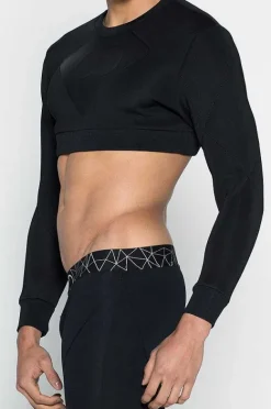 2EROS Beach Tops^J50 Blk Aktiv Short Sweater