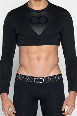 2EROS Beach Tops^J50 Blk Aktiv Short Sweater