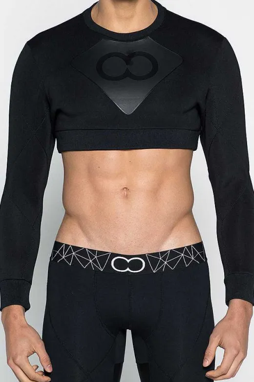 2EROS Beach Tops^J50 Blk Aktiv Short Sweater
