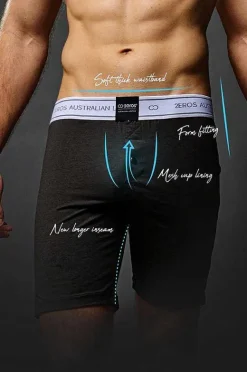 2EROS Loungewear^Ls10 Core Lounge Shorts-Charcoal
