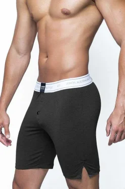 2EROS Loungewear^Ls10 Core Lounge Shorts-Charcoal