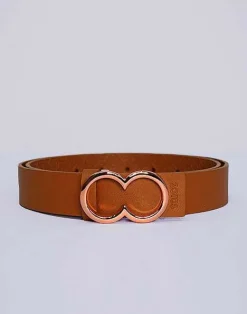 2EROS Leather Goods^Reversible Icon Belt-Tan
