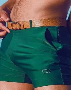2EROS Leather Goods^Reversible Icon Belt-Tan