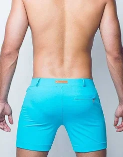 2EROS Sustainable Beachwear^S60 Bondi (Series 3) Shorts-Aqua