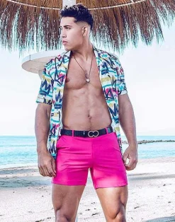 2EROS Beach Shorts^S60 Bondi (Series 3) Shorts-Fuchsia Red