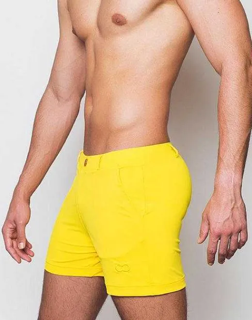 2EROS Sustainable Beachwear^S60 Bondi (Series 2) Shorts-Gold