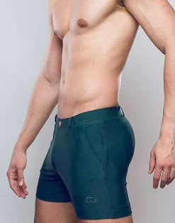2EROS Sustainable Beachwear^S60 Bondi (Series 3) Shorts-Green