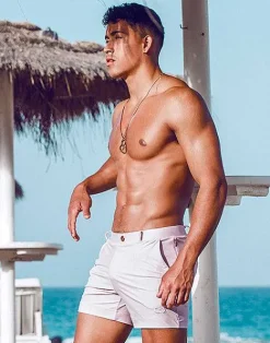 2EROS Beach Shorts^S60 Bondi (Series 3) Shorts-Pastel Pink