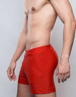 2EROS Beach Shorts^S60 Bondi (Series 3) Shorts-Rust