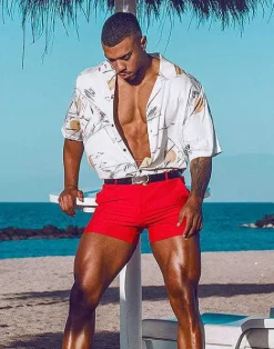 2EROS Beach Shorts^S60 Bondi (Series 3) Shorts-Rust