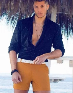 2EROS Shorts & Pants^S60 Bondi Shorts-Almond