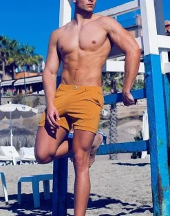 2EROS Shorts & Pants^S60 Bondi Shorts-Almond