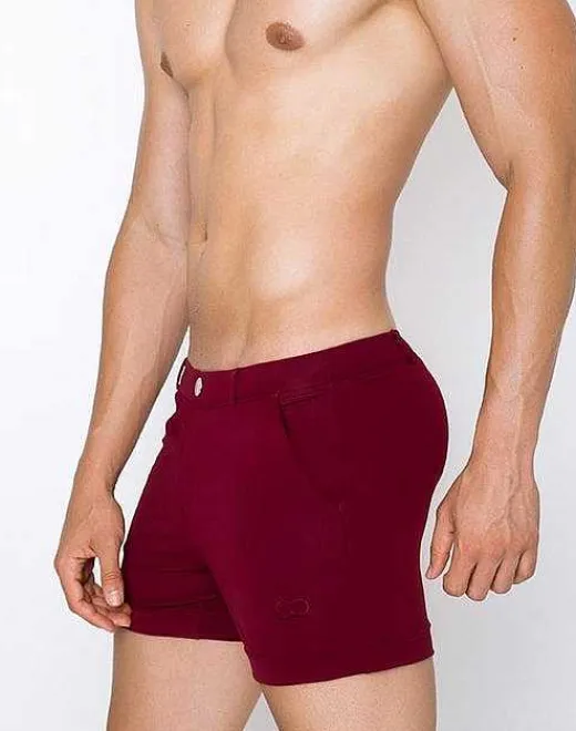2EROS Beach Shorts^S60 Bondi Shorts-Cabernet