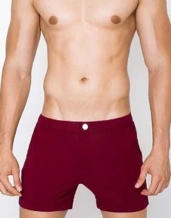 2EROS Beach Shorts^S60 Bondi Shorts-Cabernet