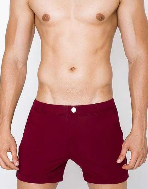 2EROS Beach Shorts^S60 Bondi Shorts-Cabernet