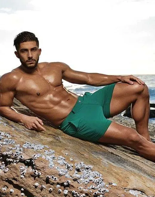2EROS Beach Shorts^S60 Bondi Shorts-Emerald