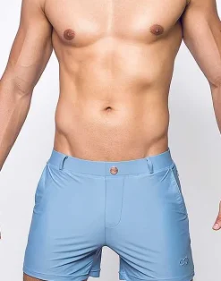 2EROS Sustainable Beachwear^S60 Bondi Shorts-Faded Denim (Series 3)