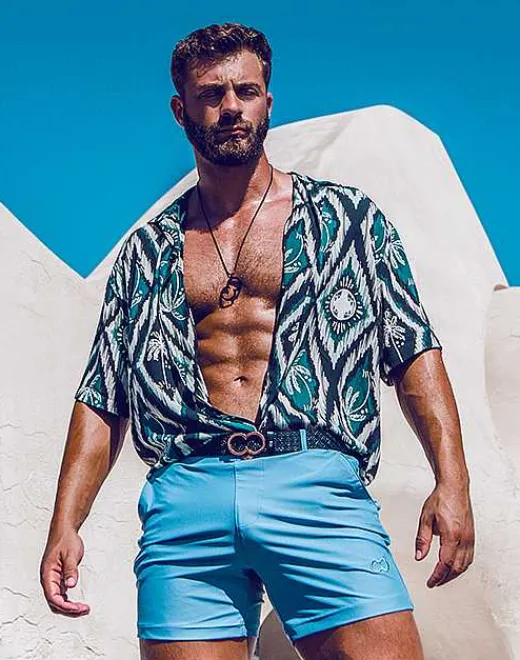 2EROS Beach Shorts^S60 Bondi Shorts-Faded Denim (Series 3)