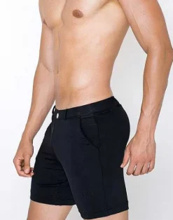 2EROS Beach Shorts^S61 Long Bondi Shorts-Black