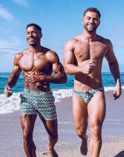 2EROS Shorts & Pants^S60 Print Bondi Shorts-Chevy Blue