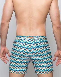 2EROS Shorts & Pants^S60 Print Bondi Shorts-Chevy Blue