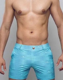 2EROS Beach Shorts^S60 Print Bondi Shorts-Nautica Green