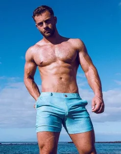 2EROS Beach Shorts^S60 Print Bondi Shorts-Nautica Green