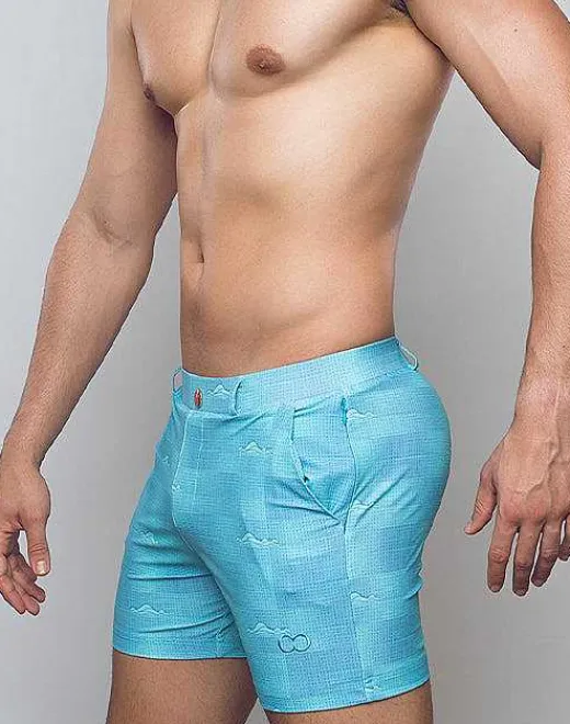 2EROS Shorts & Pants^S60 Print Bondi Shorts-Nautica Green