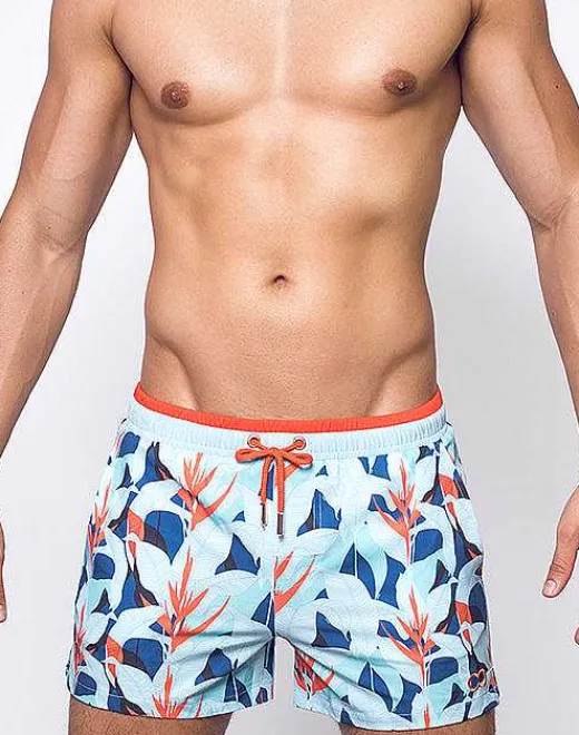 2EROS Beach Shorts^S70 Print Shorts-Caribbean Twist