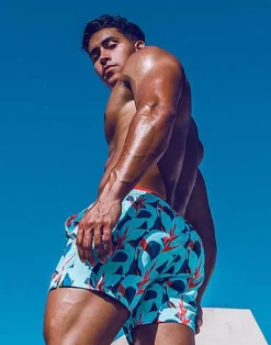 2EROS Beach Shorts^S70 Print Shorts-Caribbean Twist