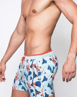 2EROS Sustainable Beachwear^S70 Print Shorts-Caribbean Twist