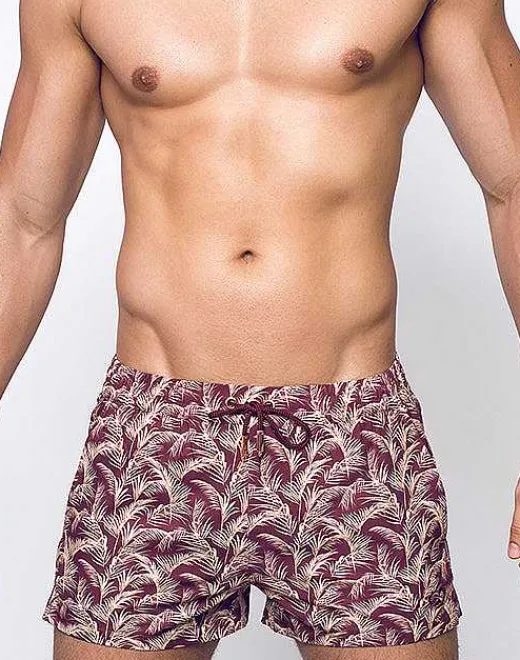 2EROS Sustainable Beachwear^S50 Print Shorts-Hawaiian Night