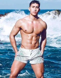 2EROS Beach Shorts^S50 Print Shorts-Moana