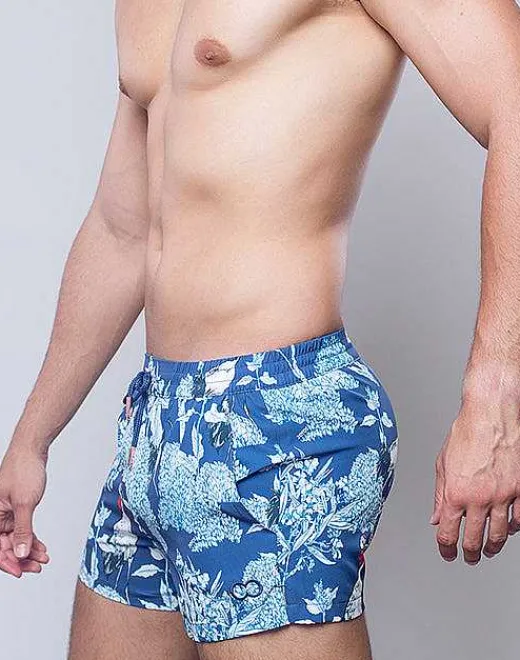 2EROS Sustainable Beachwear^S50 Print Shorts-Orient Dream