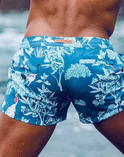2EROS Sustainable Beachwear^S50 Print Shorts-Orient Dream