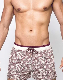 2EROS Sustainable Beachwear^S70 Print Shorts-Pastel Hawaii