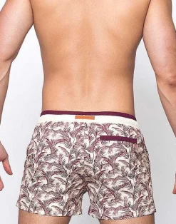 2EROS Beach Shorts^S70 Print Shorts-Pastel Hawaii