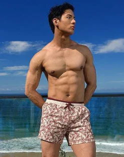 2EROS Beach Shorts^S70 Print Shorts-Pastel Hawaii