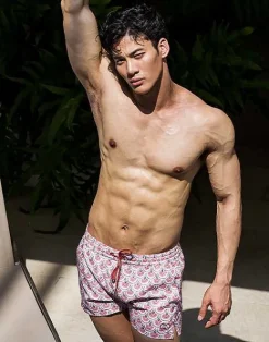2EROS Sustainable Beachwear^S50 Print Shorts-Shelby