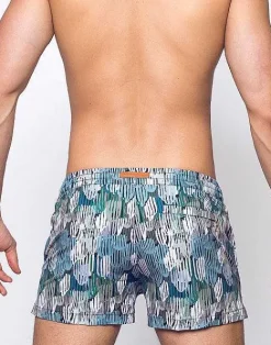 2EROS Sustainable Beachwear^S50 Print Shorts-Torch
