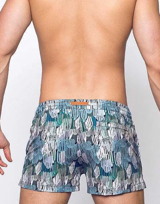 2EROS Sustainable Beachwear^S50 Print Shorts-Torch