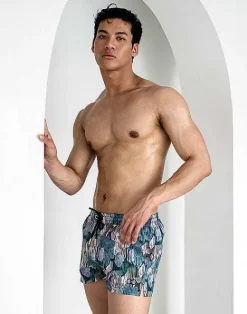 2EROS Beach Shorts^S50 Print Shorts-Torch